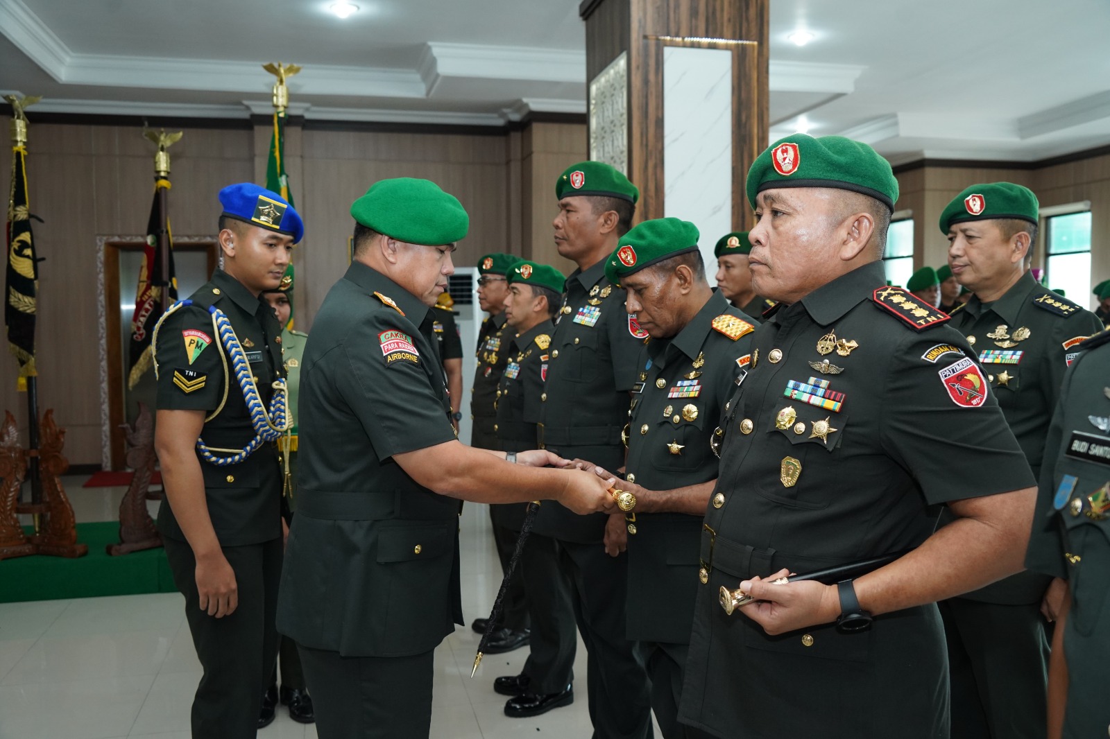 Brigjen TNI Antoninho Rangel da Silva, S.I.P., M.Han Resmi Menjabat Danrem 151/Binaiya