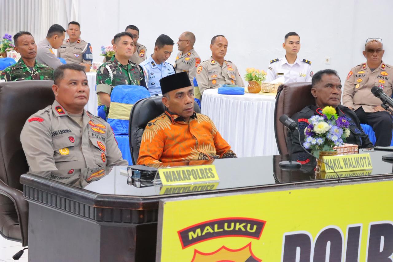Wakil Walikota Tual Hadiri Rakor Operasi Ketupat Salawaku