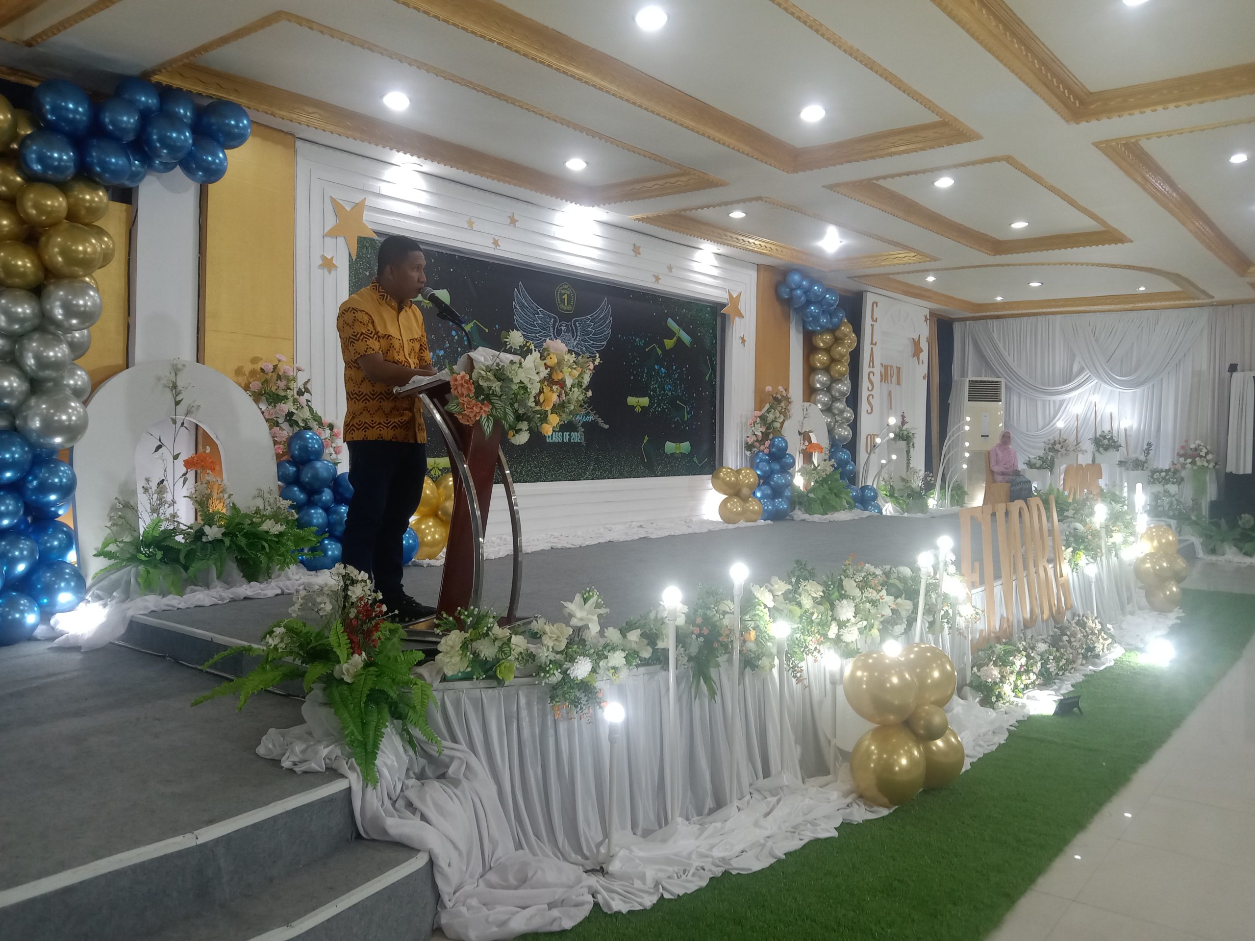 Ketua KNPI Tual Gasandi Renfaan: Jaga Persatuan, SMPN 1 Tual Rumah Keberagaman