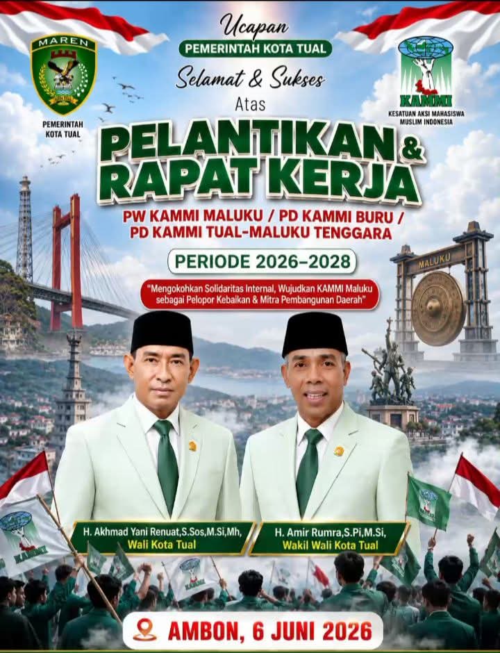 Pemkot Tual Sambut Kepengurusan Baru KAMMI Maluku, Harap Jadi Mitra Strategis Pembangunan