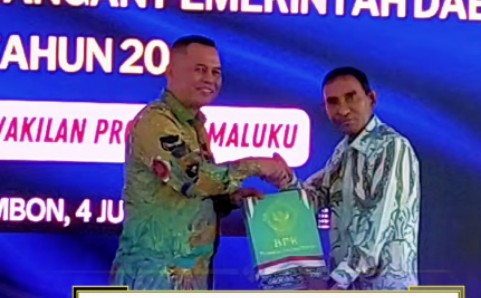 Delapan Kali Berturut-turut, LKPD Kota Tual Kantongi Opini WTP dari BPK